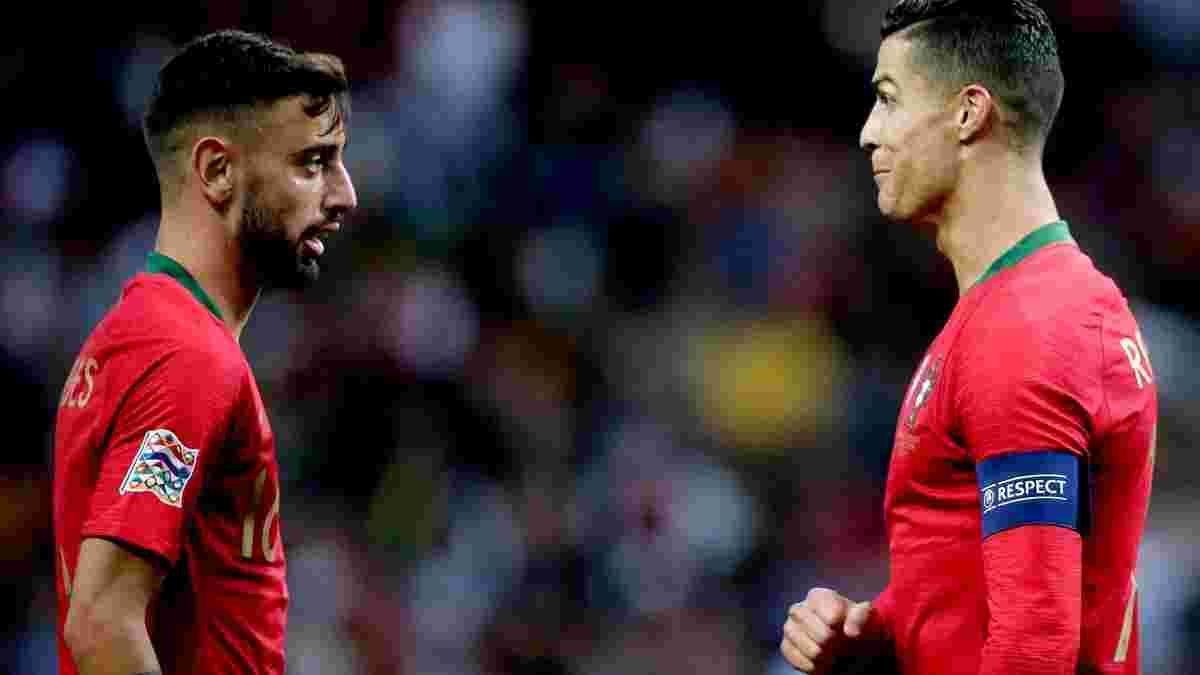 Роналду перенес раздоры из Манчестера в сборную Португалии – видео из раздевалки