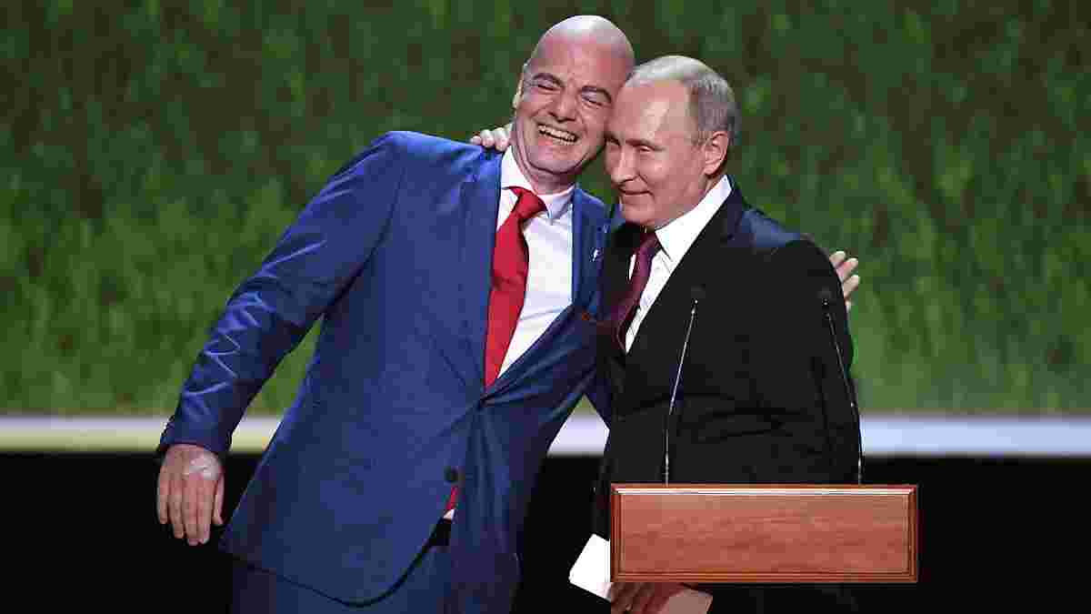 Ніхто не кинув виклик прихильнику Путіна – на посаду президента ФІФА зареєструвався лише один кандидат