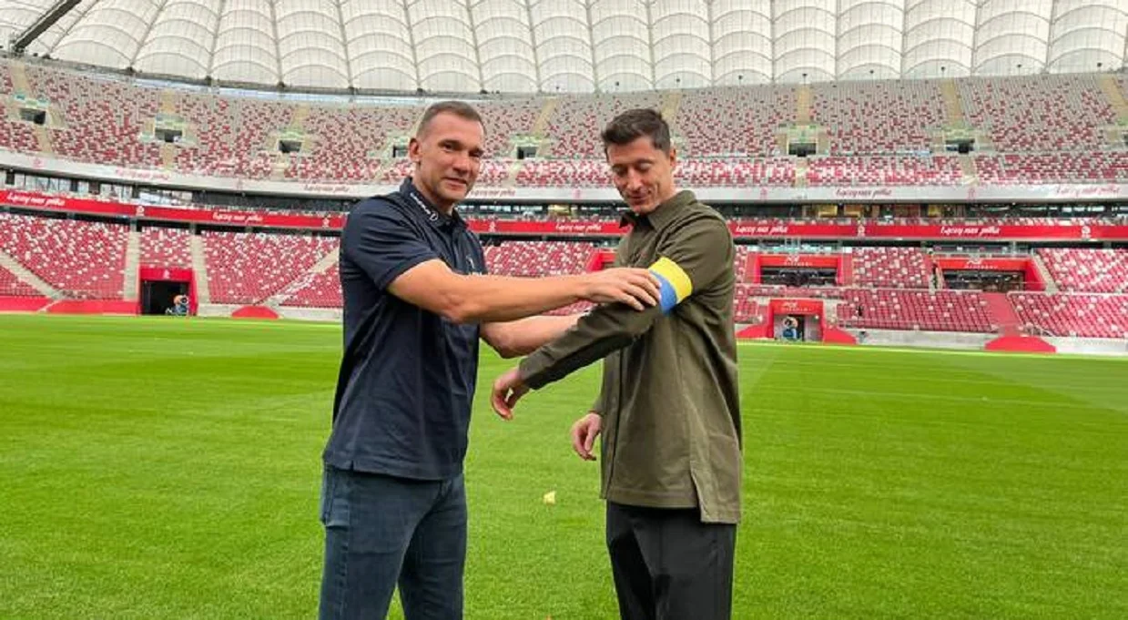 Шевченко и Левандовски / Meczyki