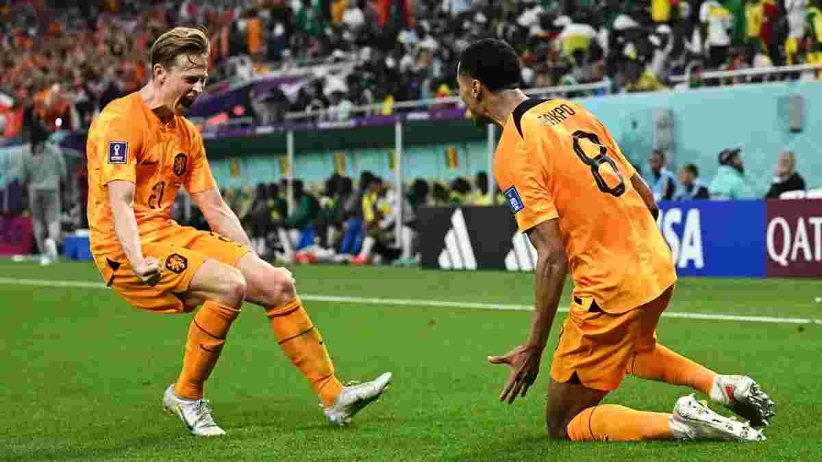 Пізнє пробудження "ораньє" у відеоогляді матчу Сенегал – Нідерланди – 0:2