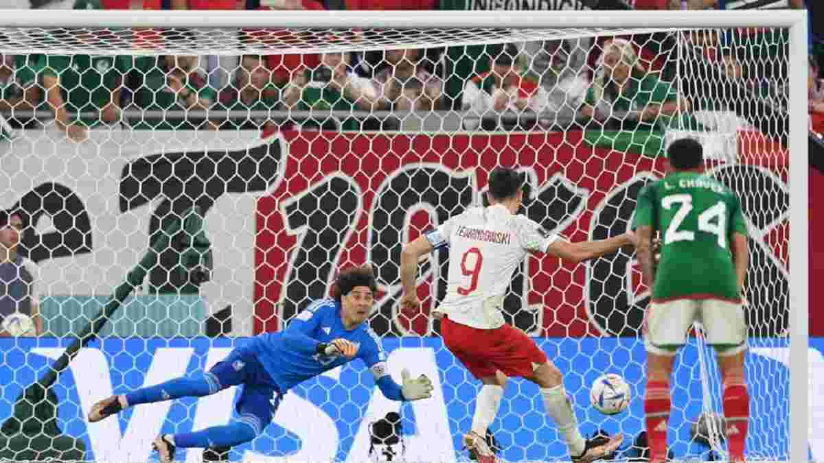 ЧС-2022: Польща і Мексика розписали нічию на користь Аргентини – Лєвандовскі не забив пенальті, Очоа став героєм