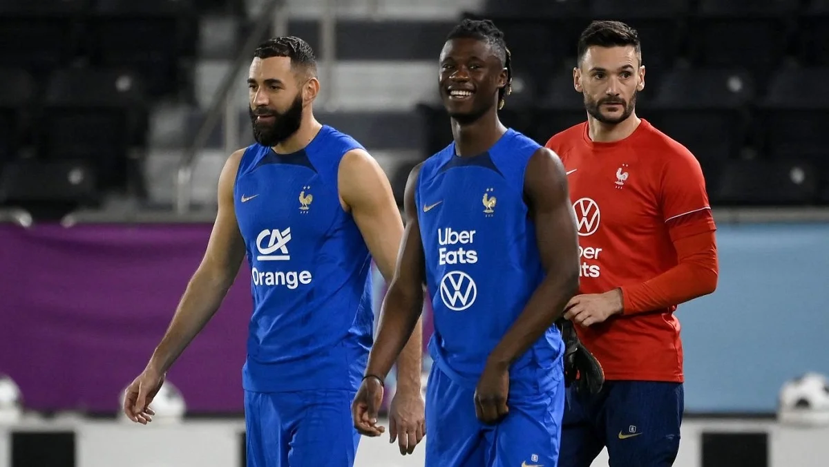 Бензема, Камавінга, Льоріс / фото: FFF