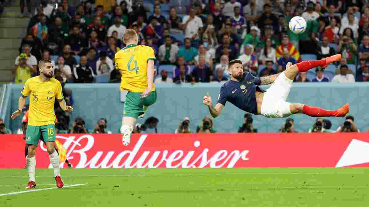 Франция – Австралия – 4:1 – видео голов и обзор исторического матча для Жиру