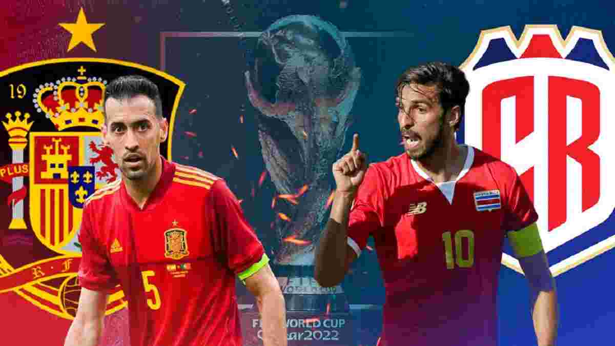 Іспанія – Коста-Ріка: онлайн-трансляція матчу ЧС-2022
