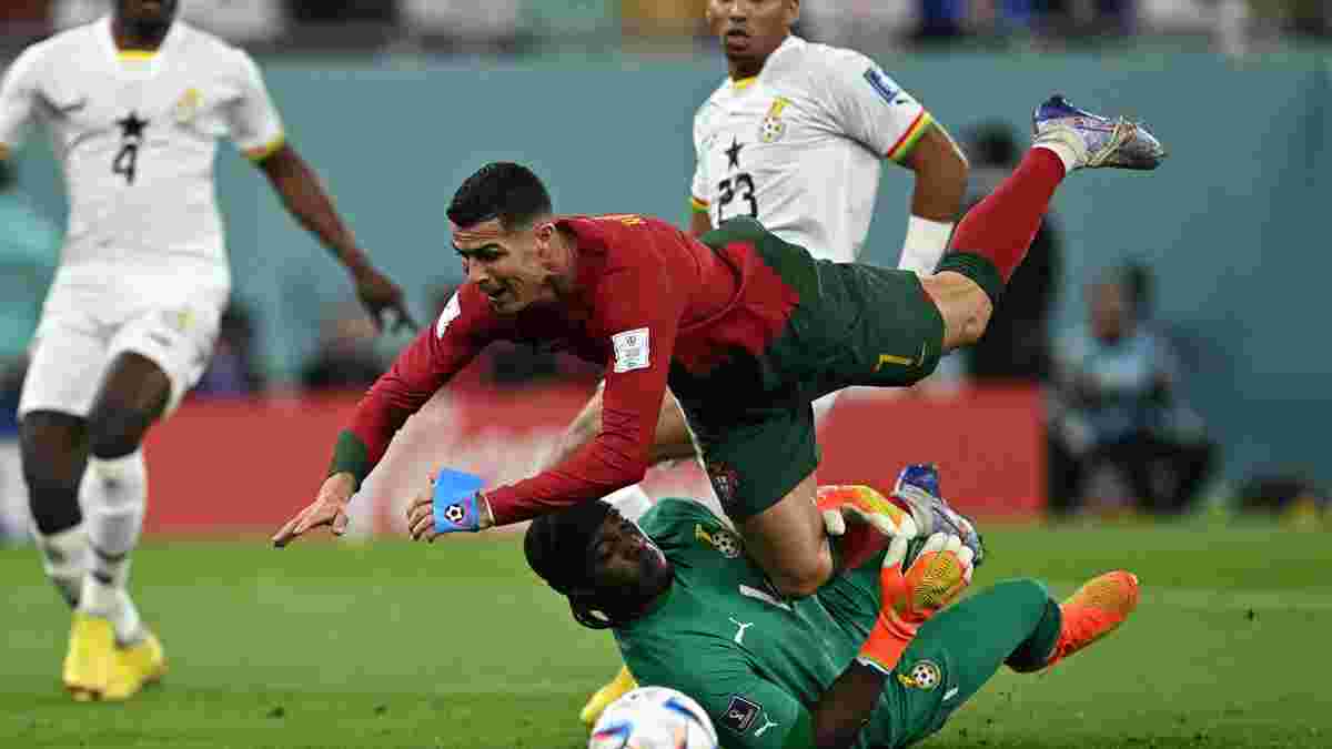 Португалія перестріляла Гану в неоднозначному матчі ЧС-2022 – скандальний історичний рекорд Роналду, дубль асистів Бруну