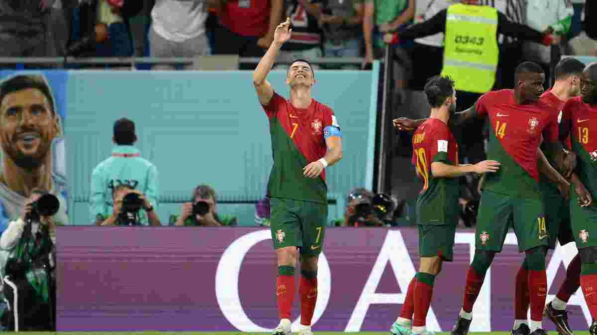 Роналду оцінив першу перемогу Португалії на ЧС-2022 – він був визнаний найкращим гравцем матчу