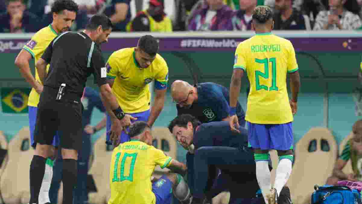 Тренер Бразилии оценил шансы Неймара сыграть на ЧМ-2022 – форвард травмировался в первом матче