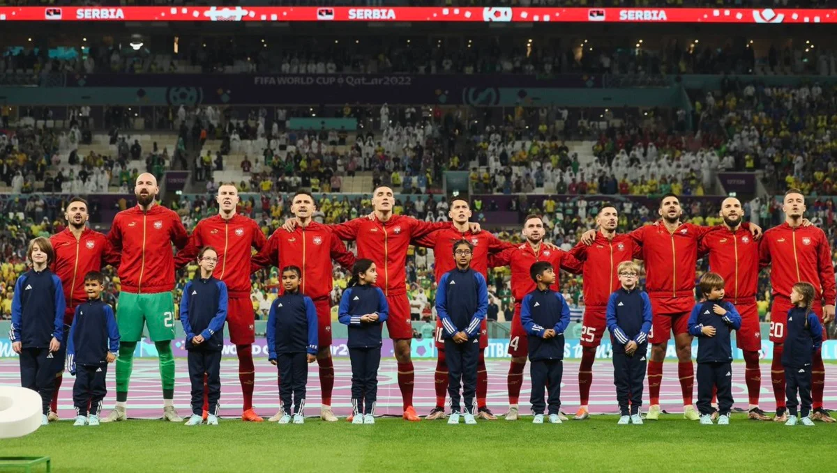 Збірна Сербії перед матчем із Бразилією на ЧС-2022/ Reuters