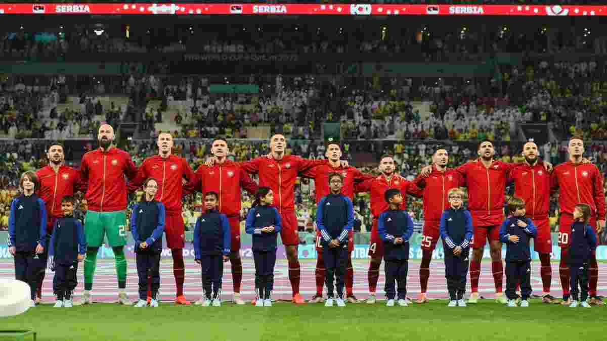 ЧС-2022: фанати Сербії влаштували акцію підтримки Росії перед матчем із Бразилією – відео огидного вчинку