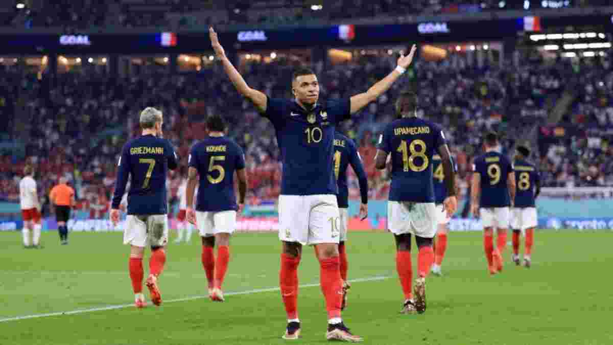 Завершення прокляття чемпіонів та дубль Мбаппе у відеоогляді поєдинку Франція – Данія – 2:1
