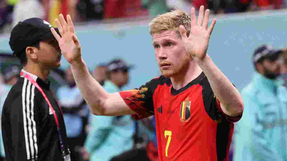 "Никаких шансов, мы слишком стары": де Брюйне не верит в победу Бельгии на чемпионате мира