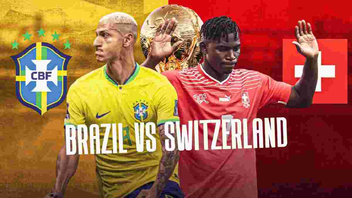 Бразилія – Швейцарія: стартові склади та онлайн-трансляція матчу – Тіте експериментує і не довіряє "дідусю"