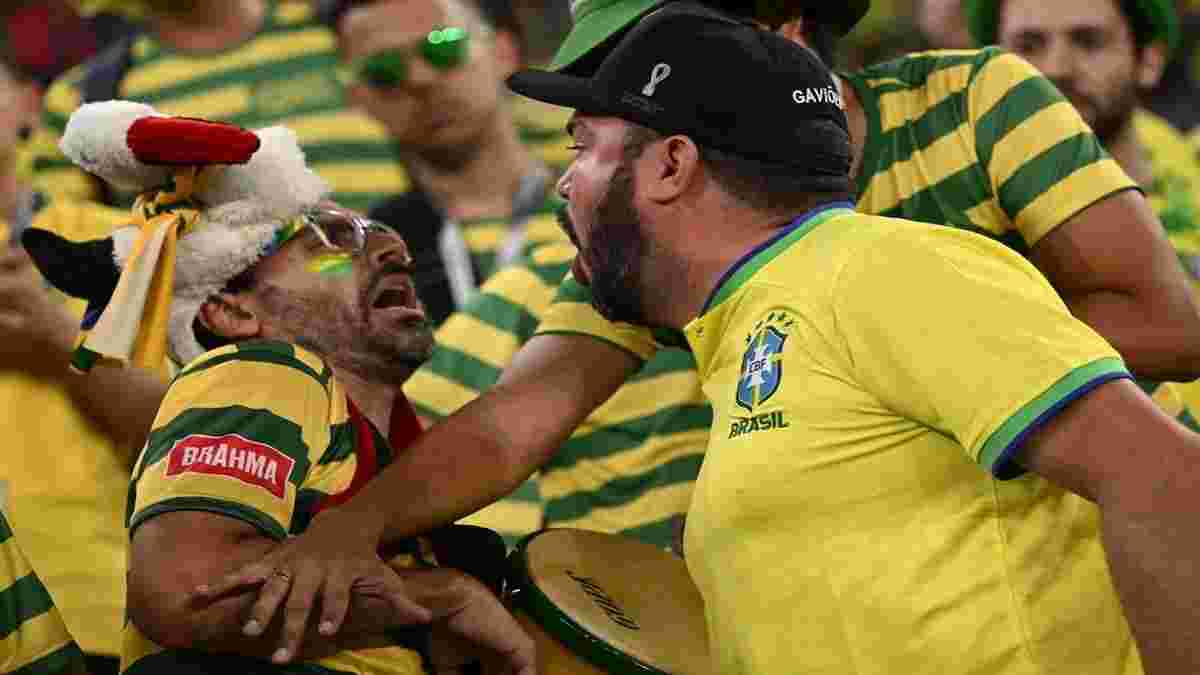 Бразильські вболівальники побилися між собою під час матчу зі Швейцарією