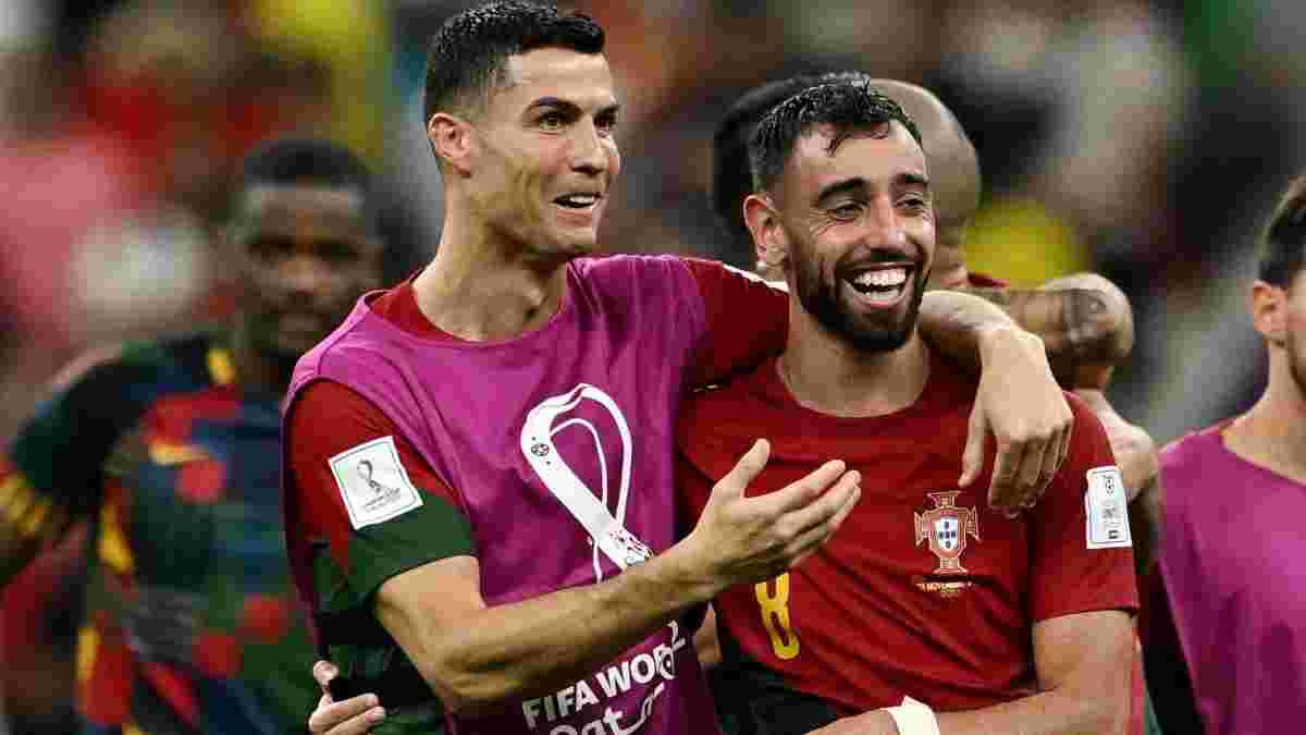 ЧМ-2022: Бруну Фернандеш отдал лавры Роналду за противоречивый гол в ворота Уругвая