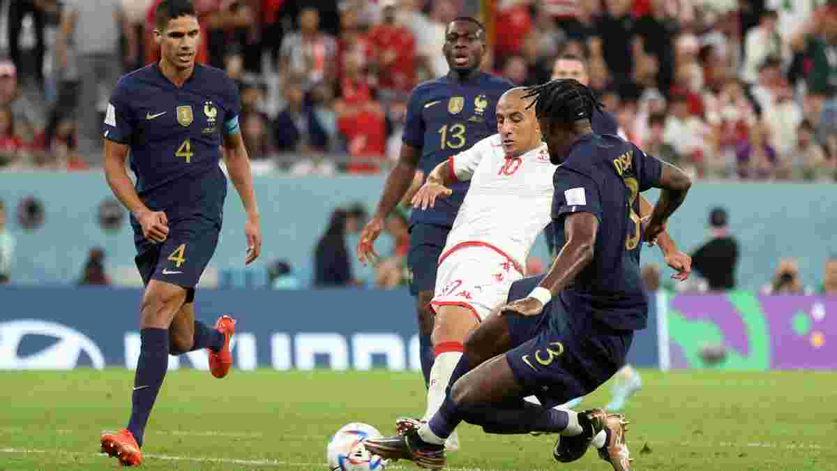 Франція сконфузилась у матчі з Тунісом, який драматично покидає ЧС-2022 – провальна революція Дешама