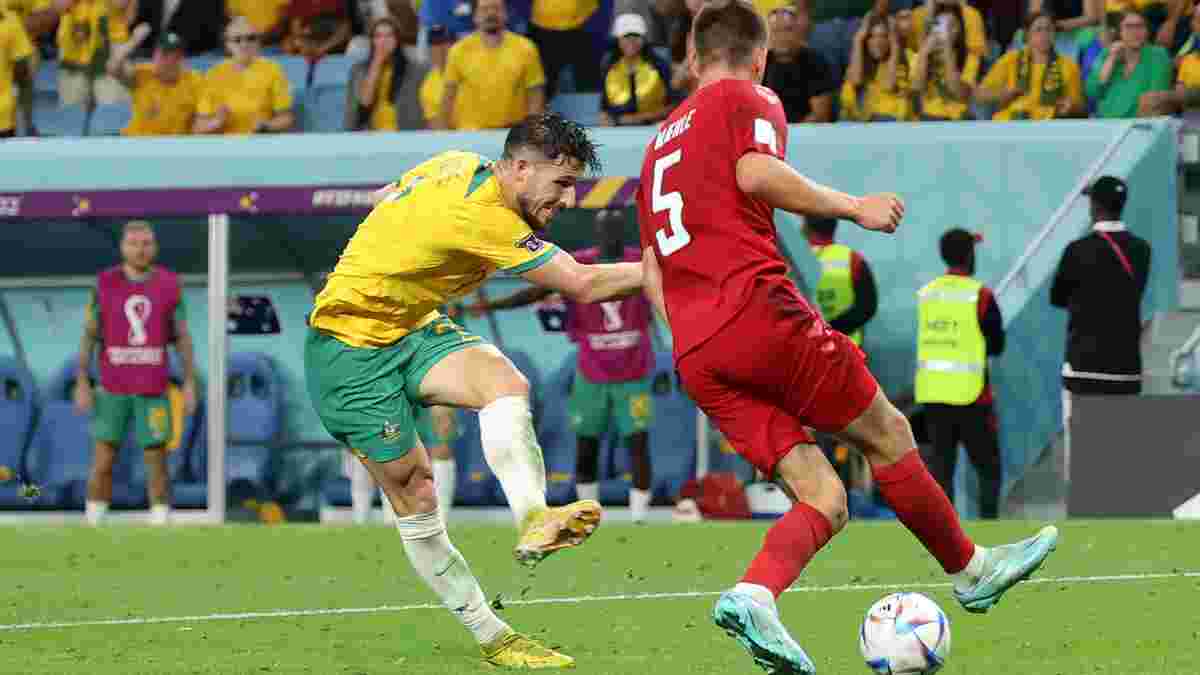 Данія програла Австралії та стала головним розчаруванням ЧС-2022 – "соккеруз" сенсаційно в плей-офф