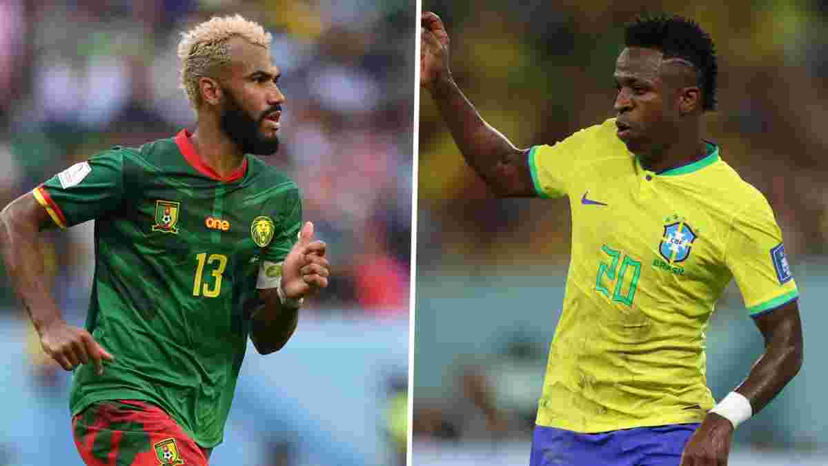 Камерун – Бразилія: стартові склади та онлайн-трансляція матчу ЧС-2022