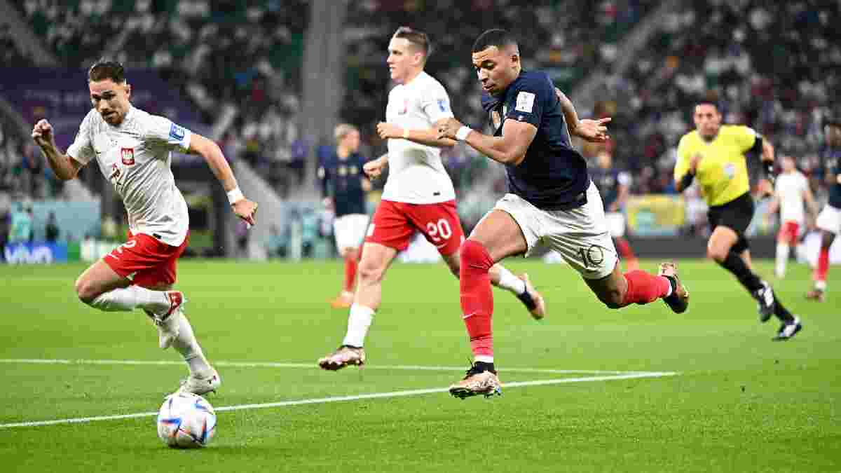 Історичний гол Жиру та дубль Мбаппе у відеоогляді матчу Франція – Польща – 3:1