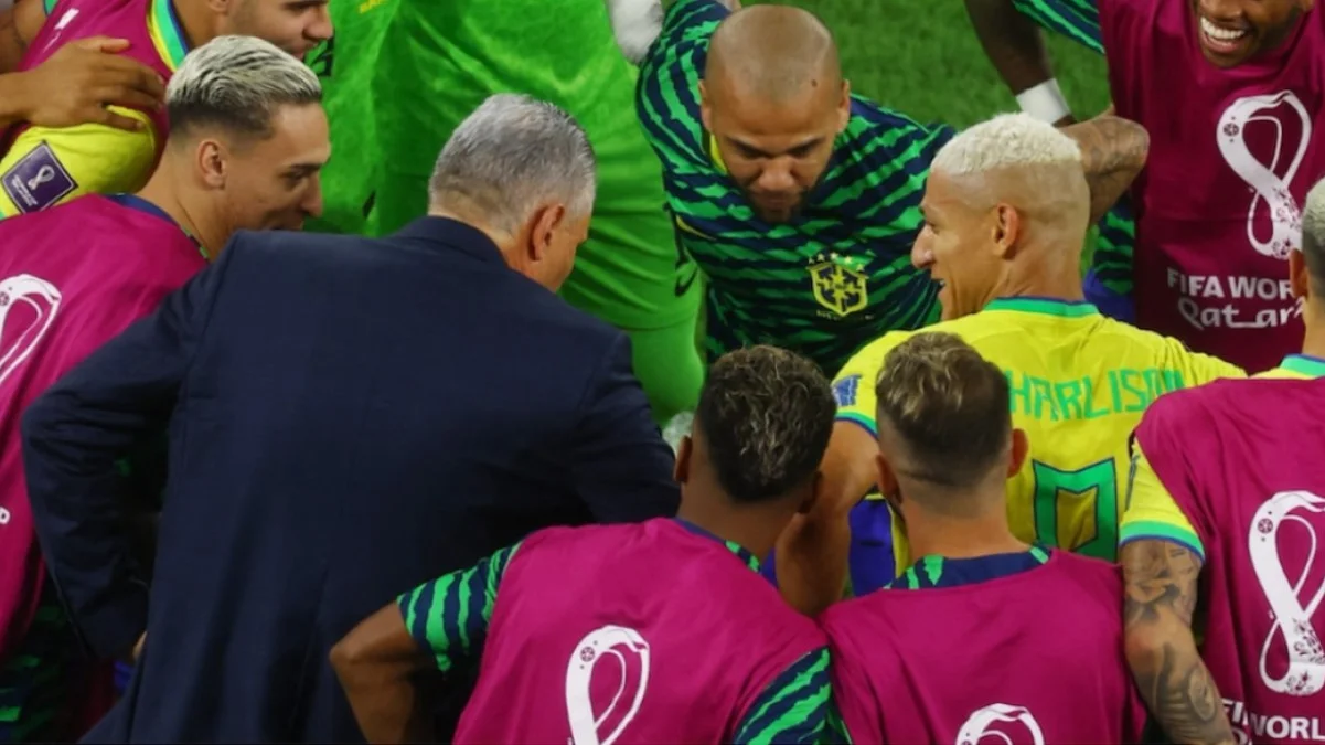 Празднование Тите и Ришарлисона / соцсети