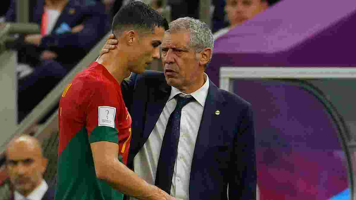 Сантуш опроверг конфликт с Роналду и похвалил Португалию за разгром в 1/8 ЧМ-2022