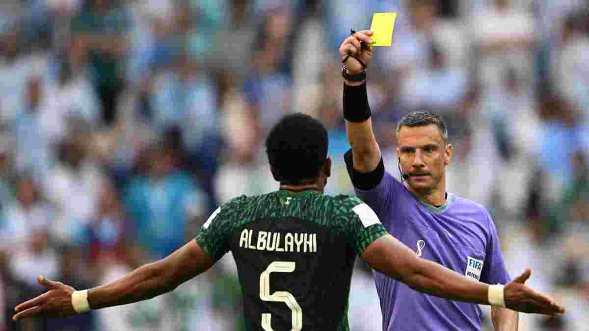 ФІФА оштрафувала Саудівську Аравію за велику кількість жовтих карток на ЧС-2022