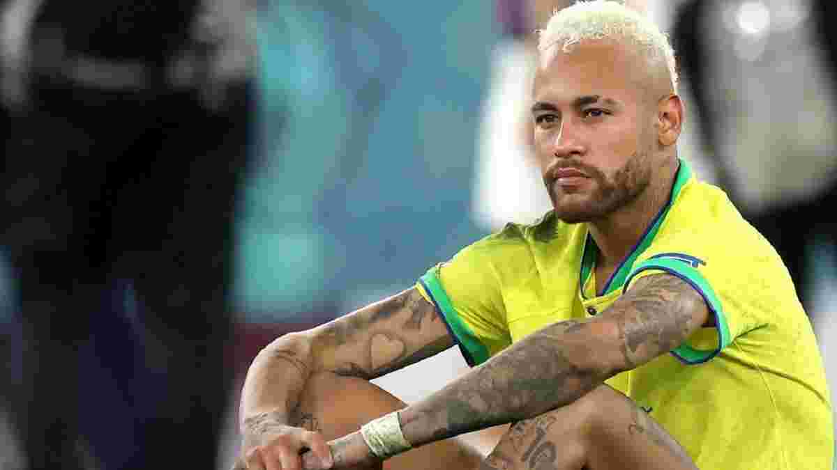 "Эта рана долго не заживает": Неймар приписал поражение Бразилии на ЧМ-2022 высшим силам и вспомнил конфликты с Тите