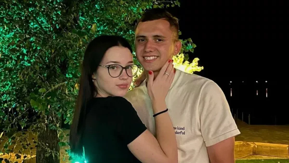 Артур Микитишин с новоиспеченной женой / Фото из соцсетей