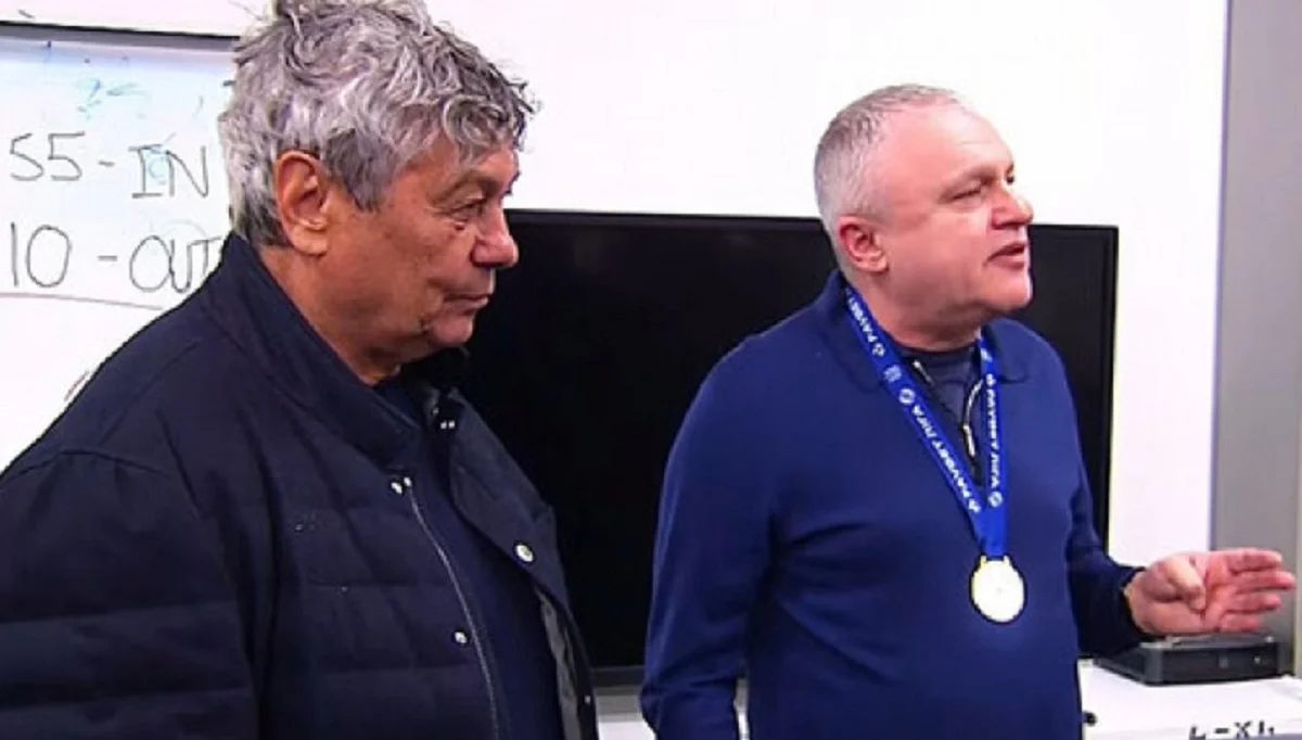 Мірча Луческу та Ігор Суркіс