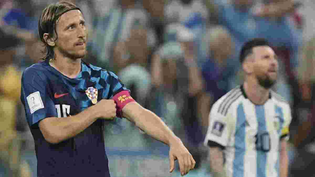 Модріч – про ключовий момент у поразці від Аргентини: "Арбітр не призначив кутовий, і це призвело до пенальті"