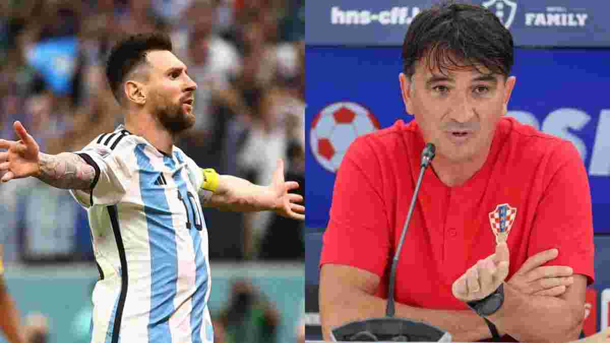 Тренер Хорватии прервал интервью Месси, чтобы поздравить аргентинца с выходом в финал ЧМ-2022 – видео