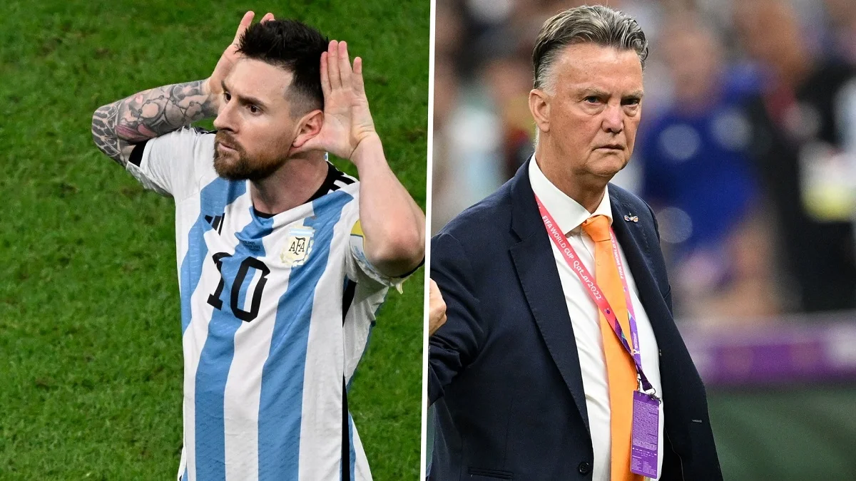 Месси и ван Гал / фото из открытых источников