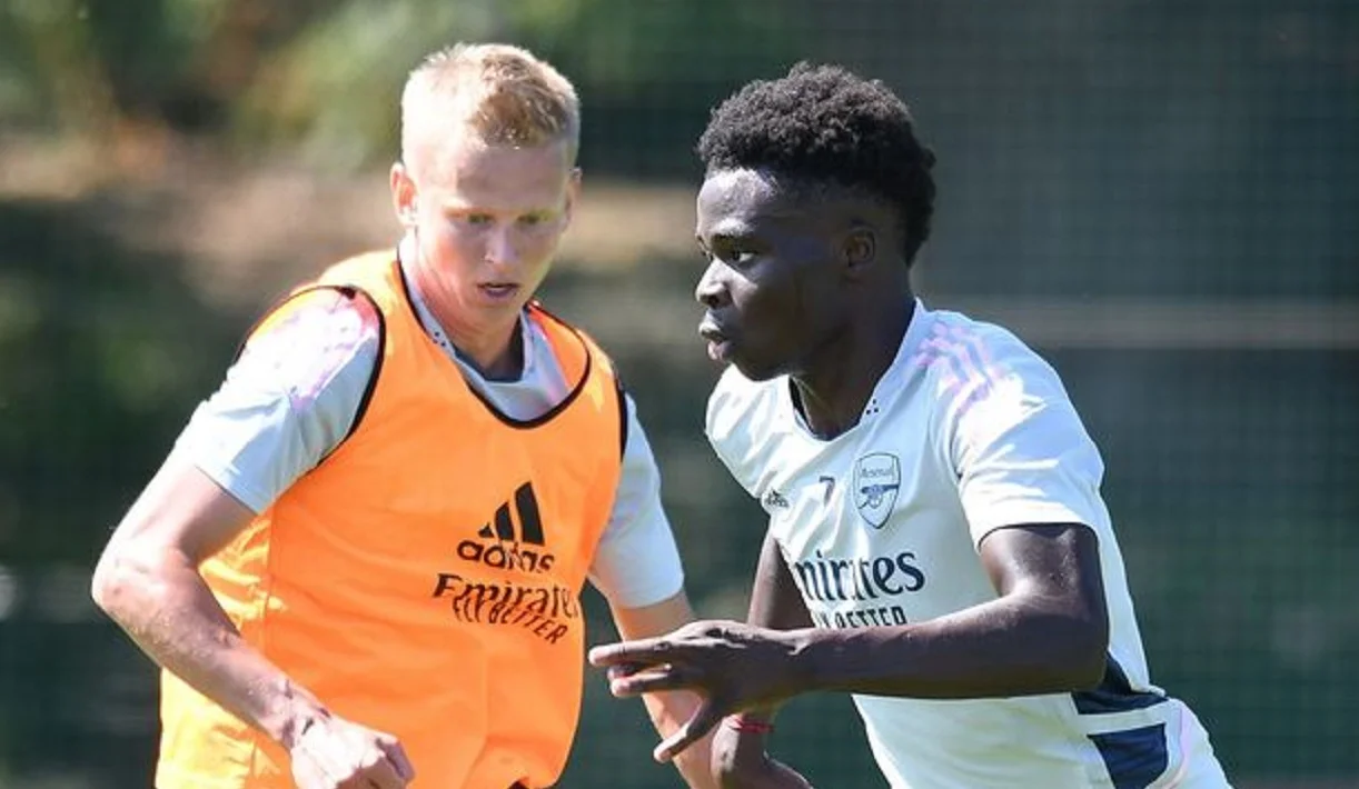 Зінченко і Сака / Сайт Арсенала