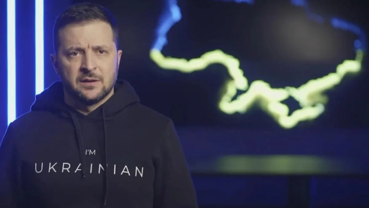 Володимир Зеленський у відеозверненні до глядачів фіналу ЧС-2022