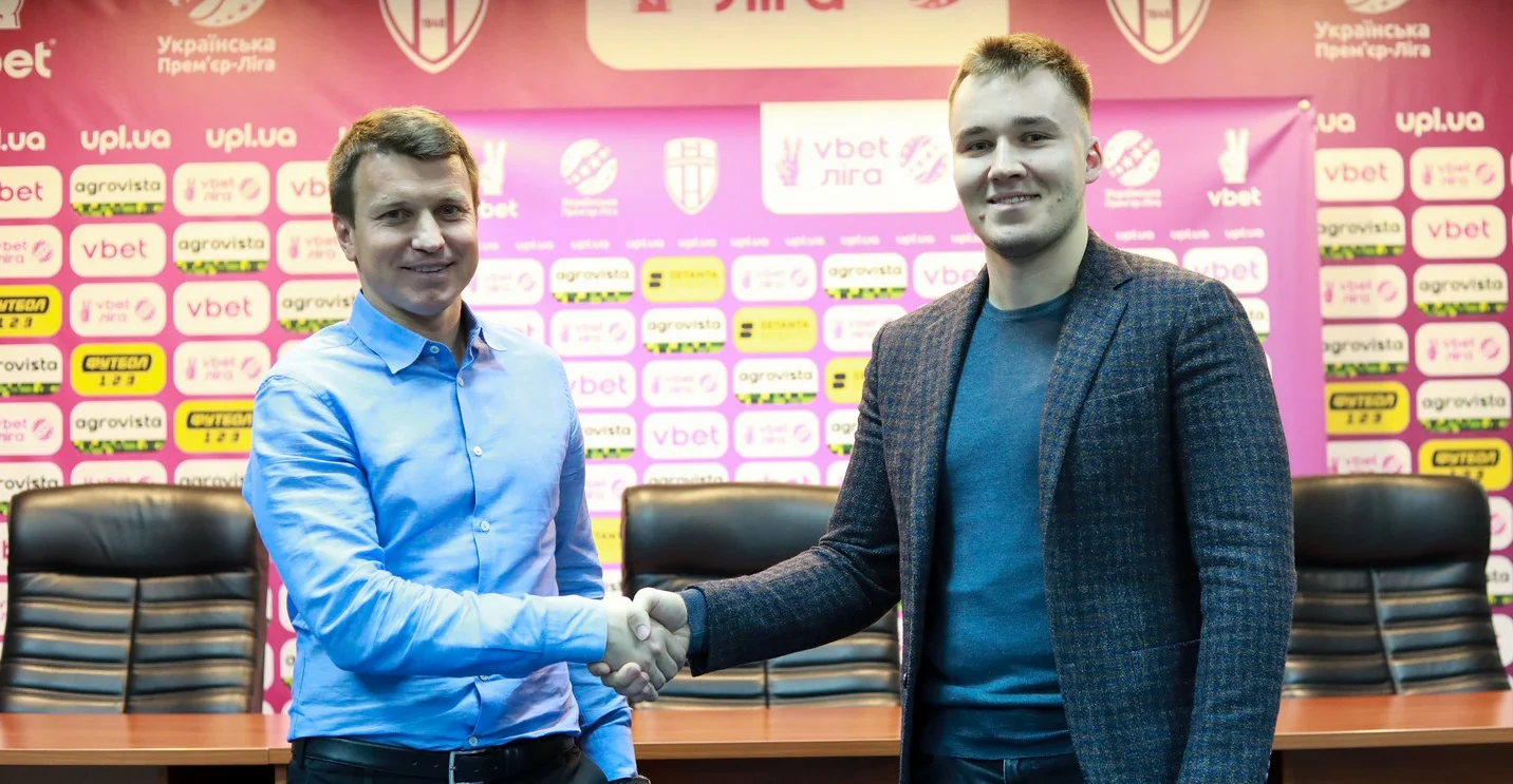 Руслан Ротань (зліва) / Сайт Олександрії