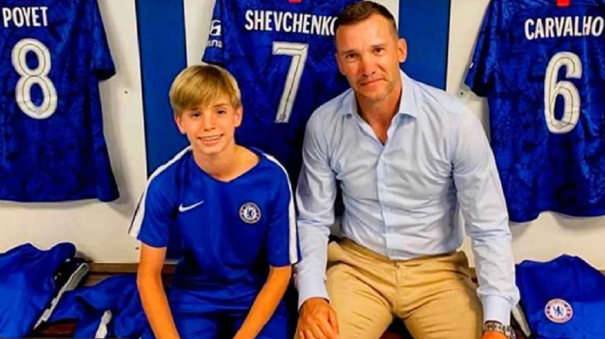 Андрій Шевченко з сином Крістіаном / Фото з соцмереж