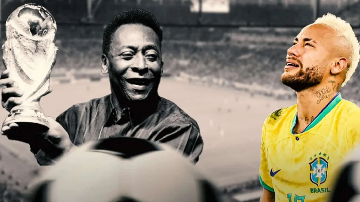 Пеле и Неймар / коллаж из соцсетей
