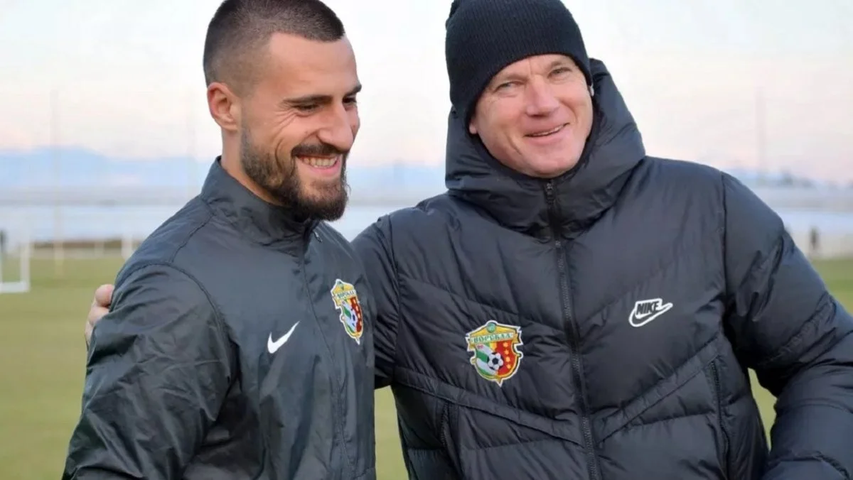 Джоко Зайков та Юрій Максимов / фото: ФК Ворскла