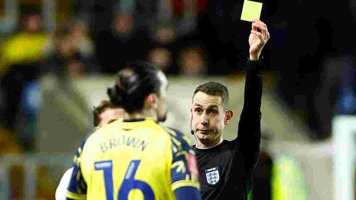 В Англії розслідується жовта картка у матчі Оксфорд – Арсенал через аномальний наплив ставок
