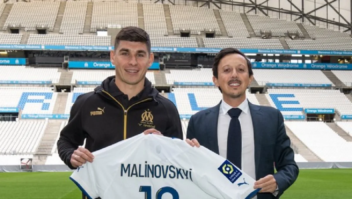 Руслан Маліновський на Велодромі / Фото ФК Марсель