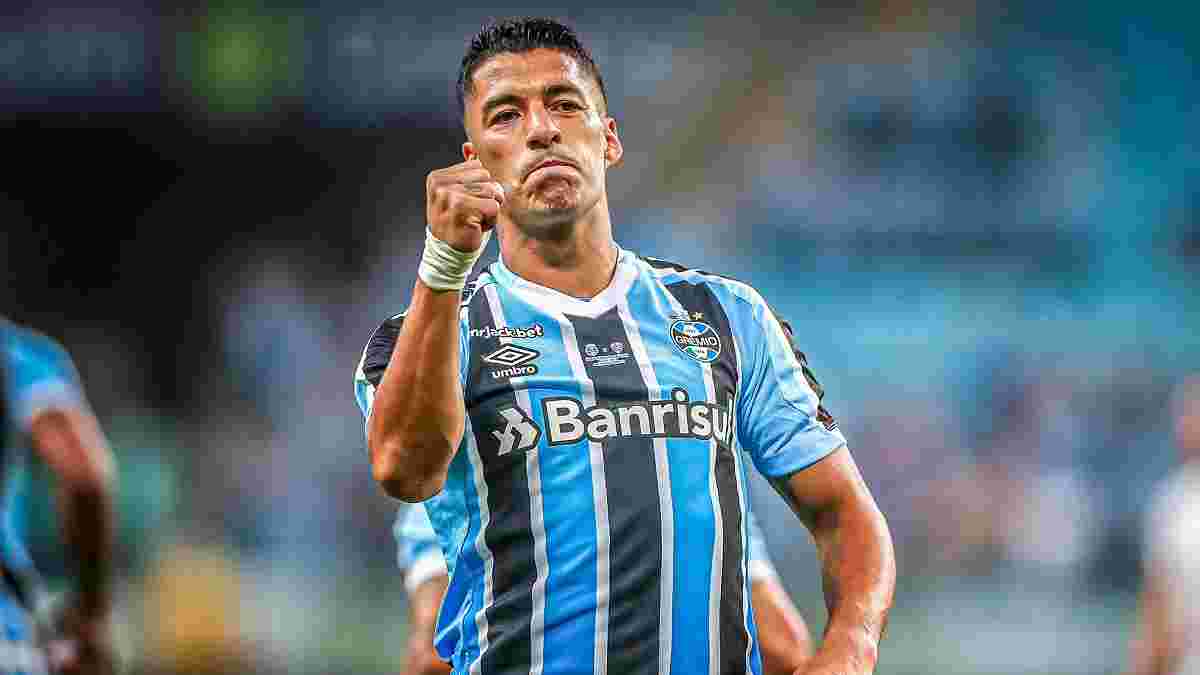 Суарес дебютував у Греміо, оформивши хет-трик за 38 хвилин – відео ефектних голів уругвайця, які принесли титул