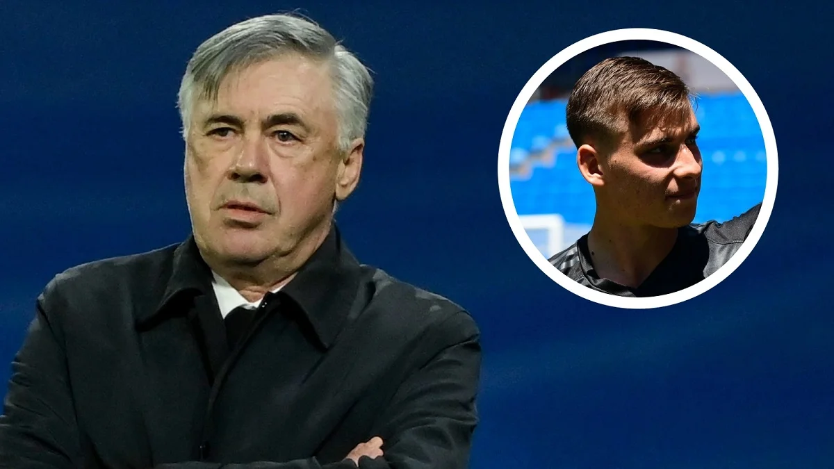 Карло Анчелотти/Андрей Лунин / фото из соцсетей