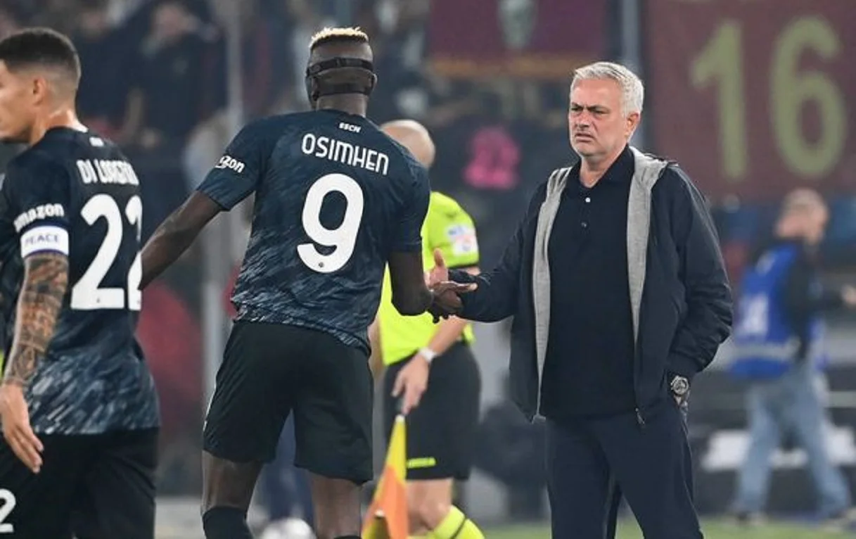 Осімхен і Моурінью / AFP