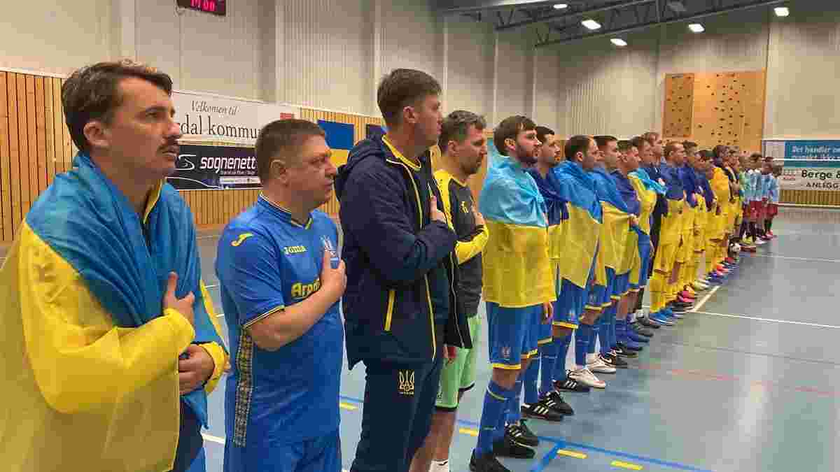 Збірна України виграла турнір ветеранів у Норвегії – зірковий дебютант став найкращим гравцем