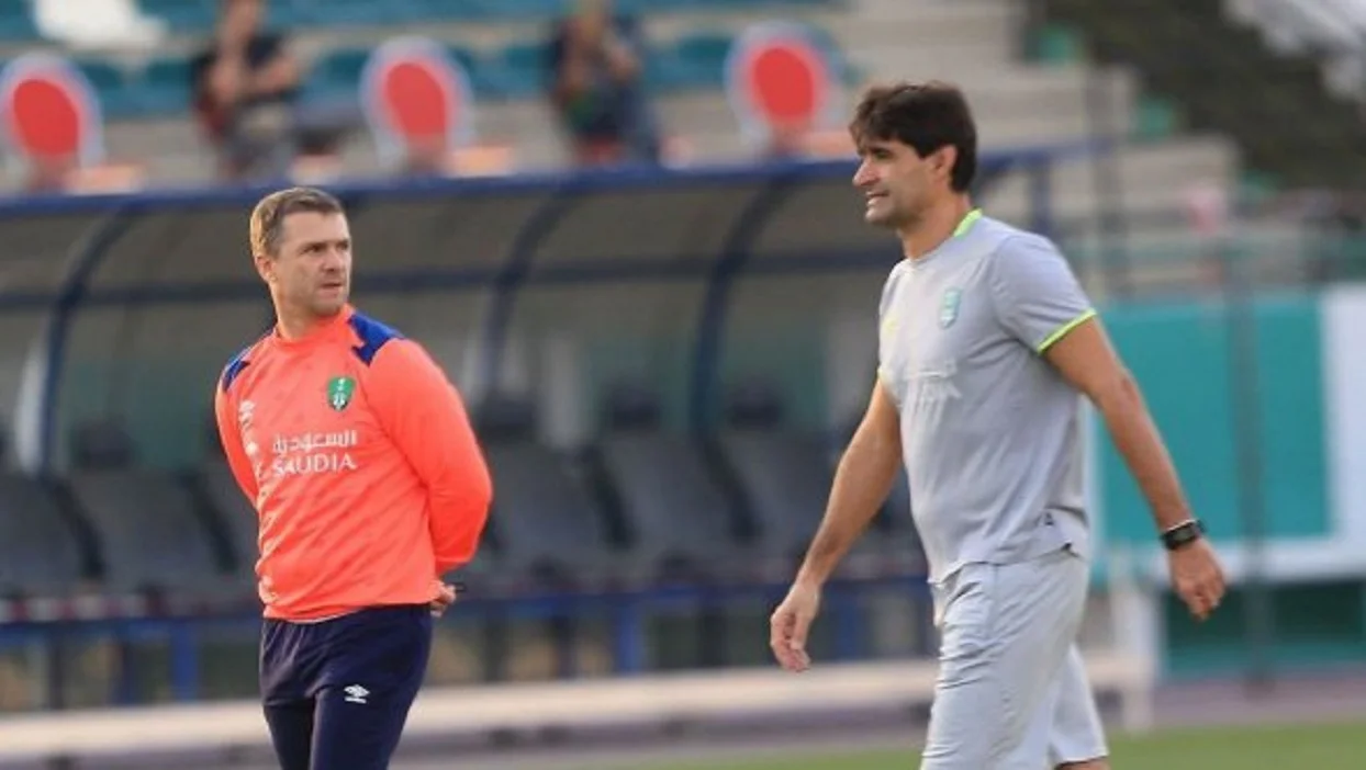 Ребров и Гомес / Сайт Аль-Ахли