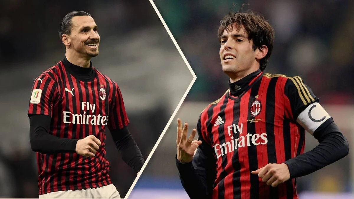 Ібрагімовіч та Кака / фото із соцмереж