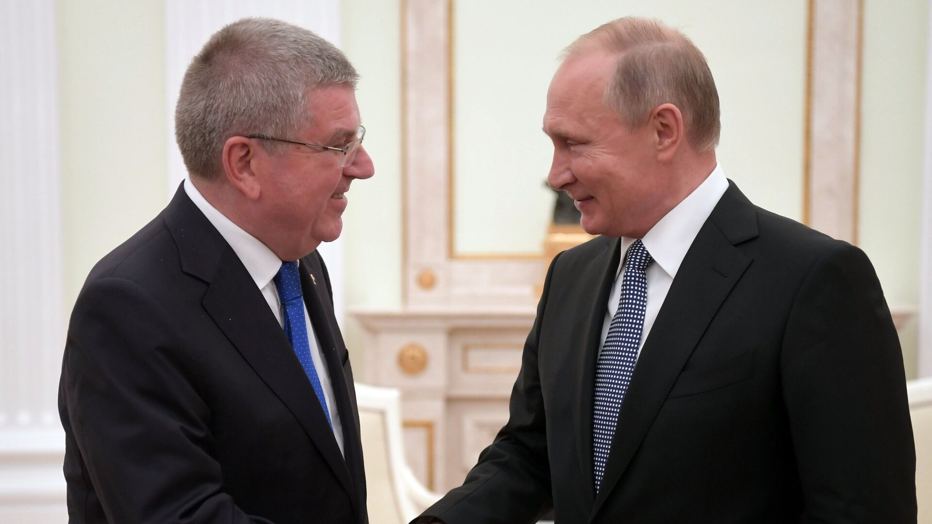 Бах и Путин / Reuters
