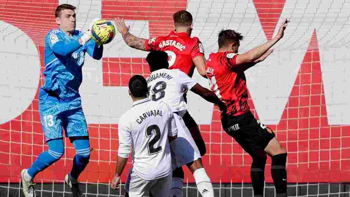 Мальорка – Реал: Лунін пропустив диво-гол від партнера і отримав вердикт іспанських ЗМІ – Мадрид "викреслили" з ліги