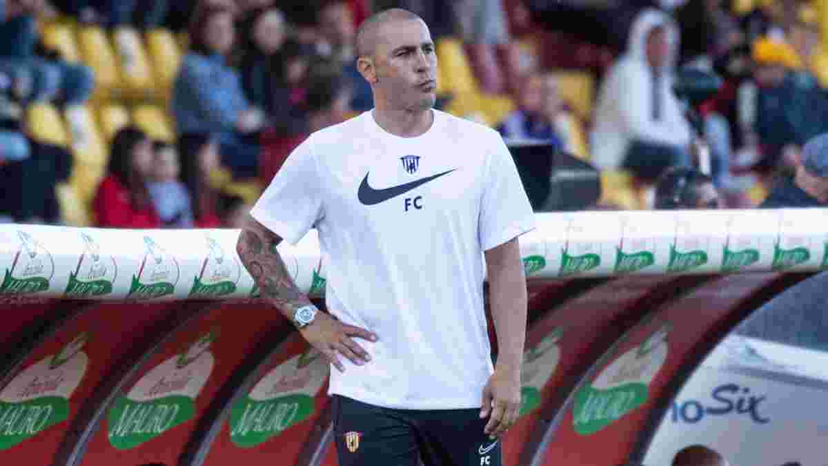 Каннаваро залишився без роботи – дебютний тренерський досвід в Італії став провальним