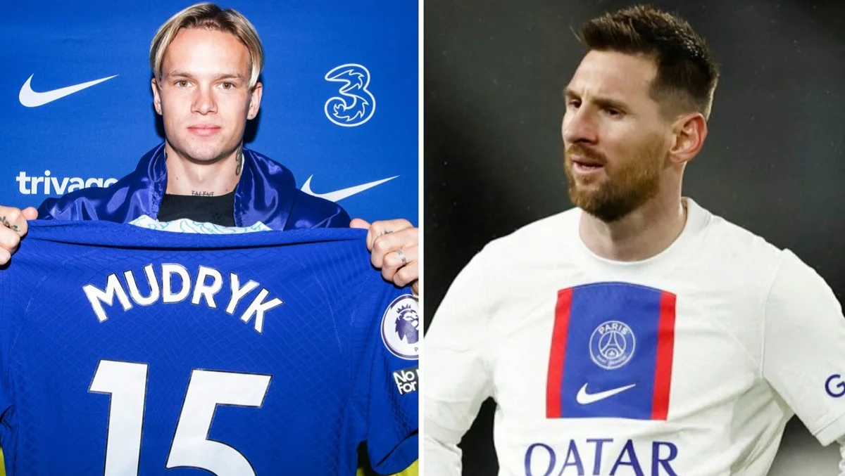 Михайло Мудрик і Ліонель Мессі / колаж із соцмереж