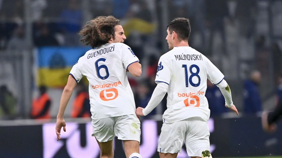 Гендузі та Маліновський / Фото Ліги 1